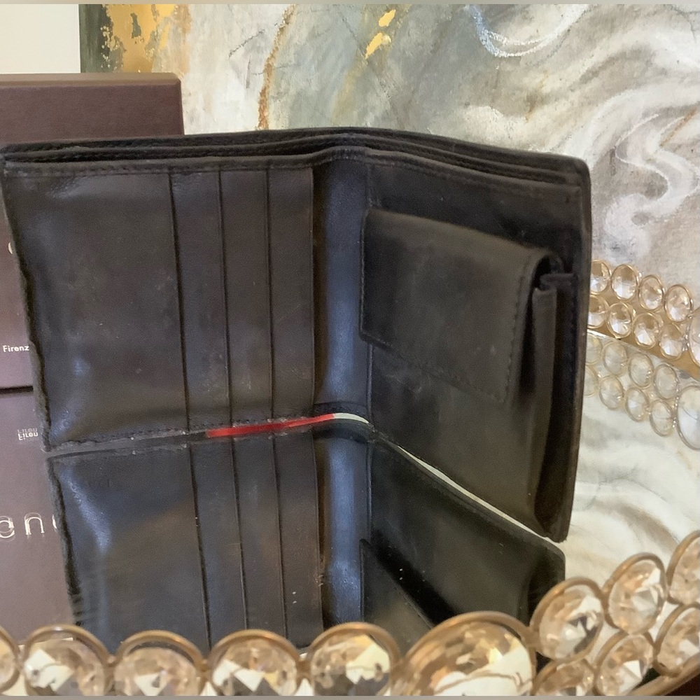 🔥GUCCI🔥 Micro Guccissima GG Black Leather Bi-Fold Wallet - Picture 4 of 14